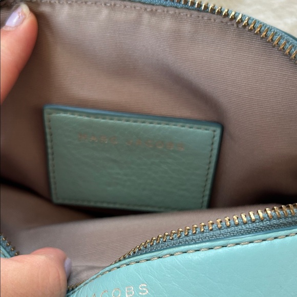 EUC Marc Jacobs Teal Leather duo-zipper Crossbody Bag - Picture 7 of 9